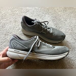 Brooks Mens Size 12.5 Ghost 14 1103691D067 Gray Running Shoes Sneakers